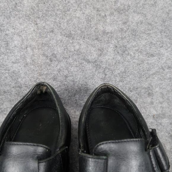 Propet Shoes Womens 6 Sandal Leather Comfort Clog Black Adjustable Strap Retro - Picture 3 of 13